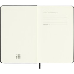 Moleskine 2026 Pocket Hard Uge Horizontal Sort 