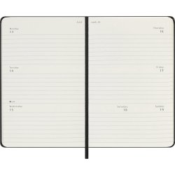 Moleskine 2026 Pocket Hard Uge Horizontal Sort 