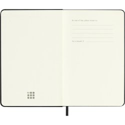 Moleskine 2026 Pocket Hard Uge Vertikal Sort