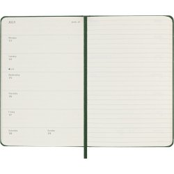 Moleskine 2026 Pocket Hard Week Note Myrtle Green