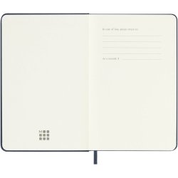 Moleskine 2026 Pocket Hard Week Note Sapphire Blue