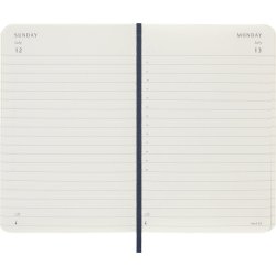 Moleskine 2026 Pocket Soft Dag Sapphire Blue