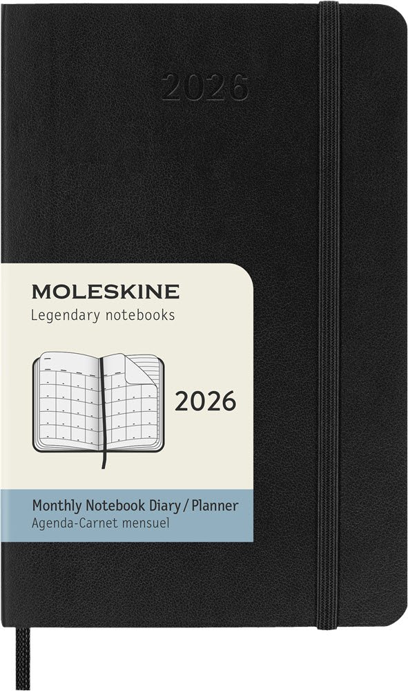 Moleskine 2026 Pocket Soft Mneds Note Sort
