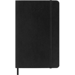 Moleskine 2026 Pocket Soft Uge Horizontal Sort