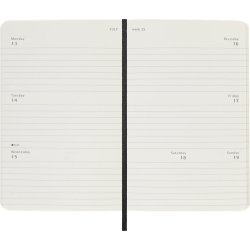 Moleskine 2026 Pocket Soft Uge Horizontal Sort