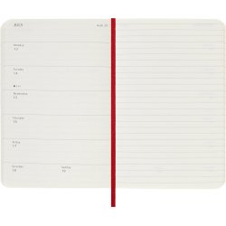 Moleskine 2026 Pocket Soft Week Note Rd