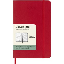 Moleskine 2026 Pocket Soft Week Note Rd