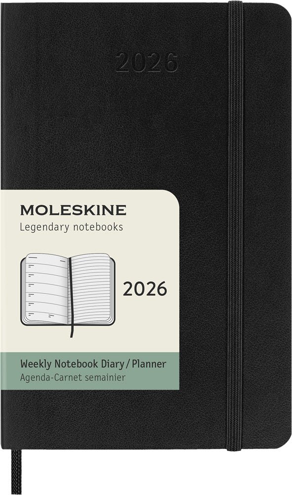 Moleskine 2026 Pocket Soft Week Note Sort