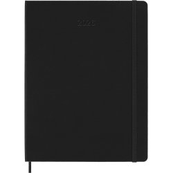 Moleskine 2026 XL Pro Hard Uge Vertikal Sort 