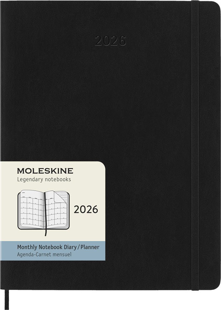 Moleskine 2026 XL Soft Mneds Note Sort