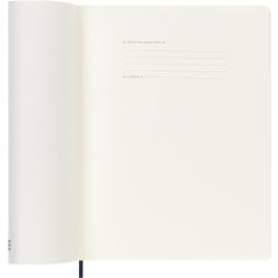 Moleskine 2026 XL Soft Week Note Sapphire Blue