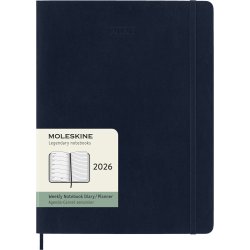 Moleskine 2026 XL Soft Week Note Sapphire Blue