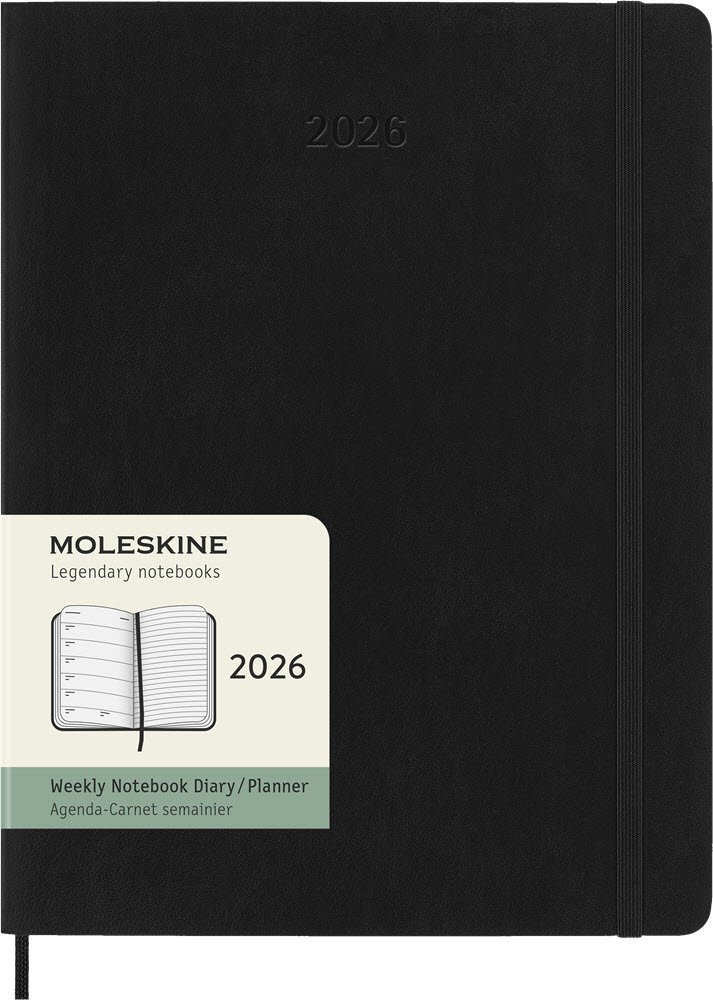 Moleskine 2026 XL Soft Week Note Sort