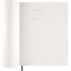 Moleskine 2026 XXL 15 mdr. Soft Uge Planner Vertikal Sort