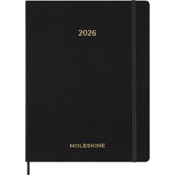 Moleskine 2026 XXL 15 mdr. Soft Uge Planner Vertikal Sort