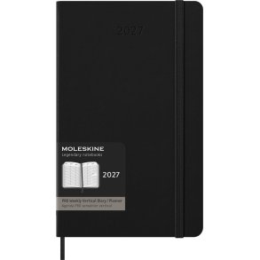 Moleskine 2027 Large Hard Pro uge Vertical sort 