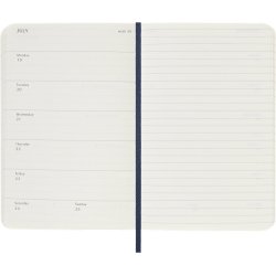Moleskine 2027 Pocket Soft Week Note Sapphire Blue
