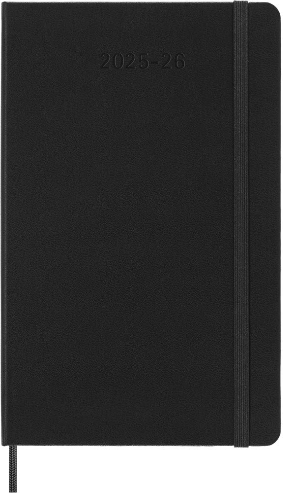 Moleskine 25/26 Large hard 18m uge Horizontal sort