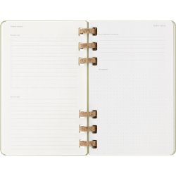 Moleskine 25/26 Large hard Planner spiral academic Kiwi Grren