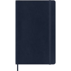 Moleskine 25/26 Large soft 18m weeknote Sapphire Blue