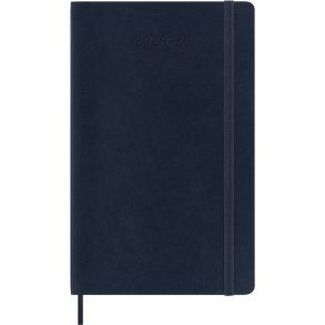 Moleskine 25/26 Large soft 18m weeknote Sapphire Blue