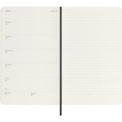 Moleskine 25/26 Large soft 18m weeknote Sort