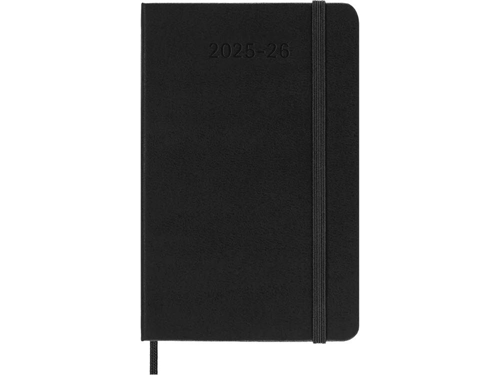 Moleskine 25/26 Pocket hard 18m uge Horizontal sort