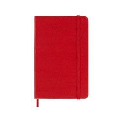 Moleskine 25/26 Pocket hard 18m weeknote Rd