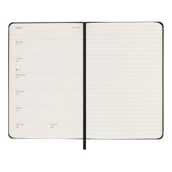 Moleskine 25/26 Pocket hard 18m weeknote Sort
