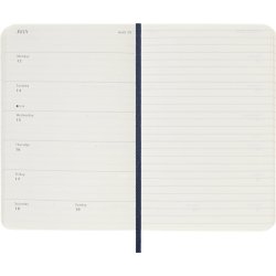 Moleskine 25/26 Pocket soft 18m weeknote Sapphire Blue