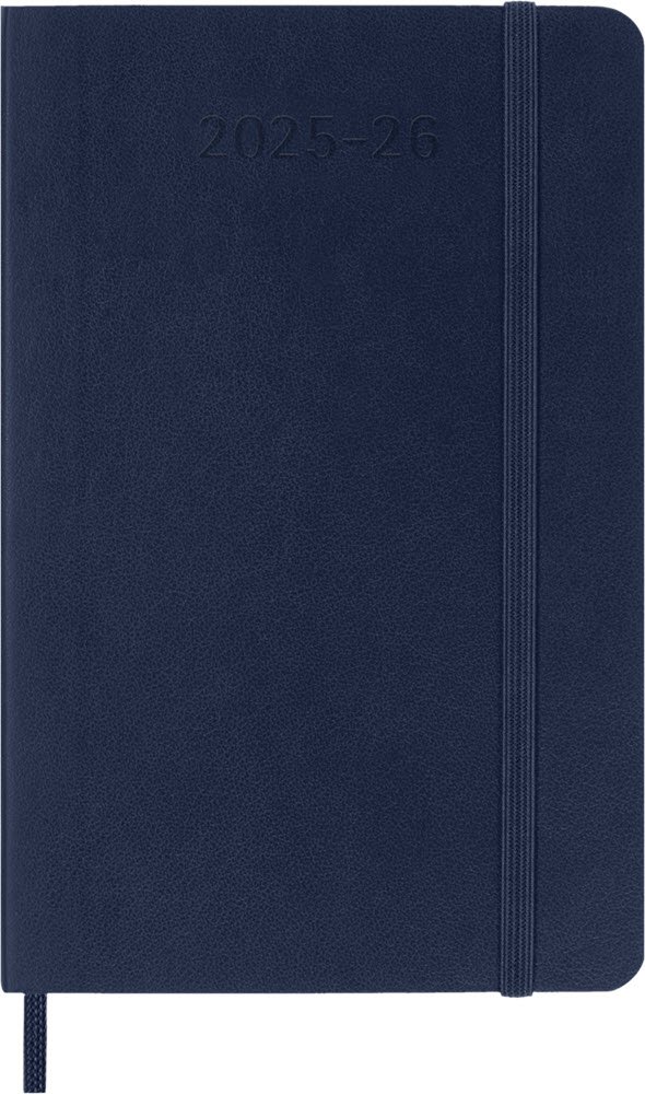 Moleskine 25/26 Pocket soft 18m weeknote Sapphire Blue