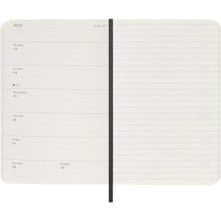 Moleskine 25/26 Pocket soft 18m weeknote Sort