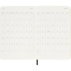 Moleskine 25/26 Pocket soft 18m weeknote Sort