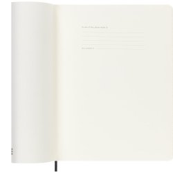 Moleskine 25/26 XL soft 18m weeknote Sort
