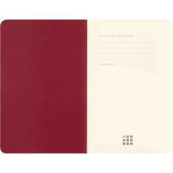 Moleskine Cahier Pocket Linjeret 3 stk ass motiver
