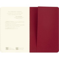 Moleskine Cahier Pocket Linjeret 3 stk ass motiver
