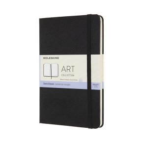 Moleskine skitseblok Mellem sort