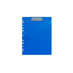 Clipboard A4 m huller plast ass farver 1 stk. 