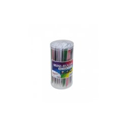 Lineal Plast 15 cm ass farver 1 stk. 