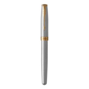 Parker Fyldepen IM S�lv m. Guld klips Medium