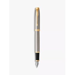 Parker Fyldepen IM S�lv m. Guld klips Medium