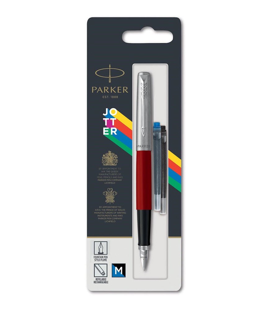Parker Jotter Fyldepen Rd M 2 stk blk