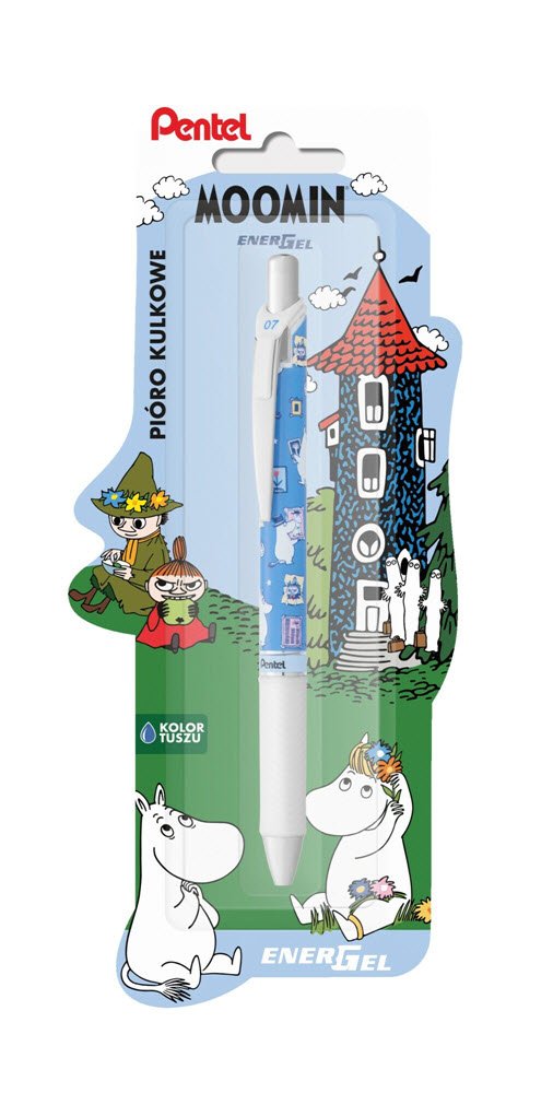 Pentel Energel 0,7 Moomin Bl� m. moomin far