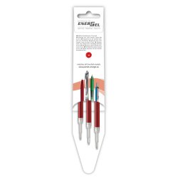Pentel Energel Refil 0,7 R�d 3 stk. LR7-3B