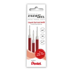 Pentel Energel Refil 0,7 R�d 3 stk. LR7-3B