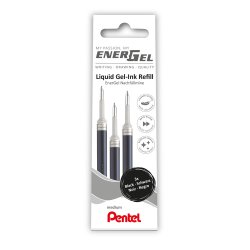Pentel Energel Refil 0,7 Sort 3 stk. LR7-3A