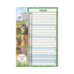 Familie Kalender 2027 stor hvem skal hvad, hvorn�r