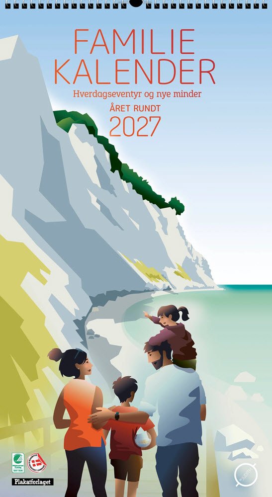 Familie kalender 2027, kunstkalender by Judith