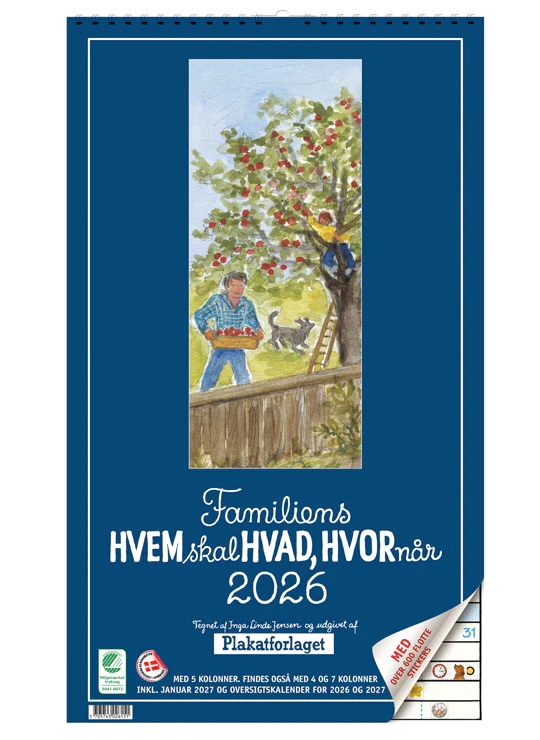 Familiens Hvem skal hvad hvornr 2026