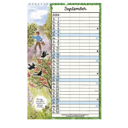 Familiens Hvem skal hvad hvornr Lille 2026